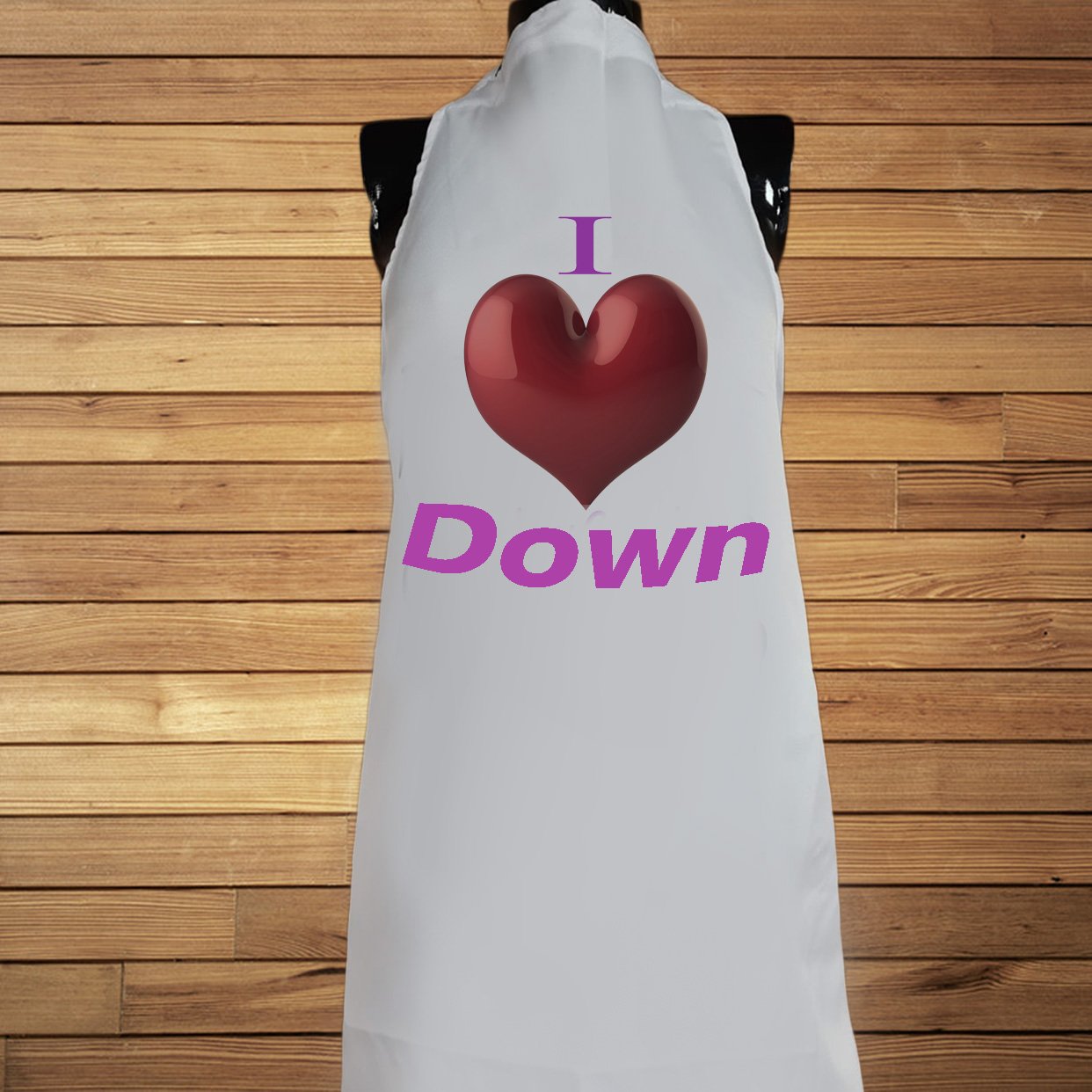 I Heart Down Apron