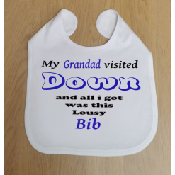 My Grandad Visited Down - Bib