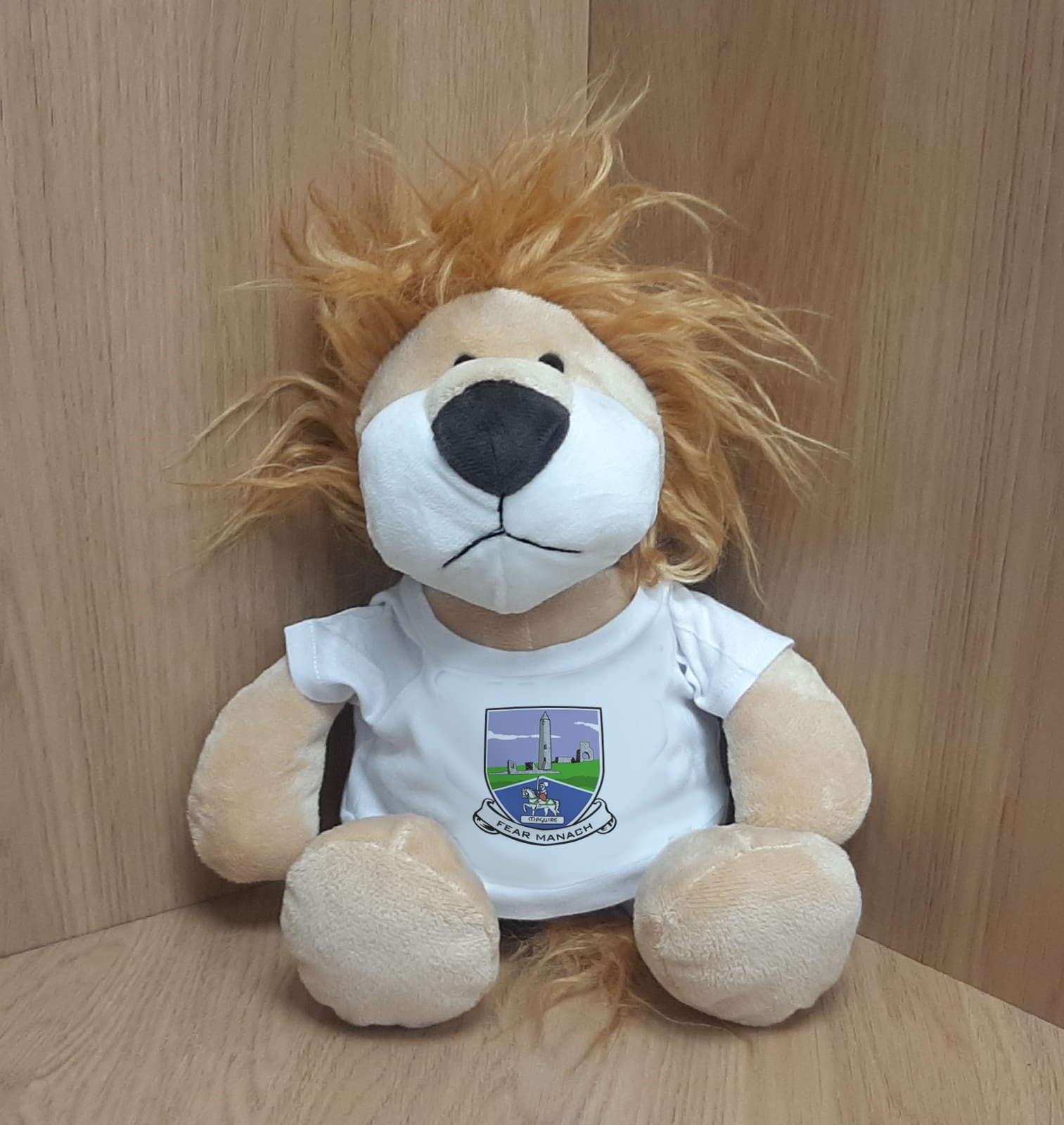 Fermanagh County Crest Lion Plush Toy