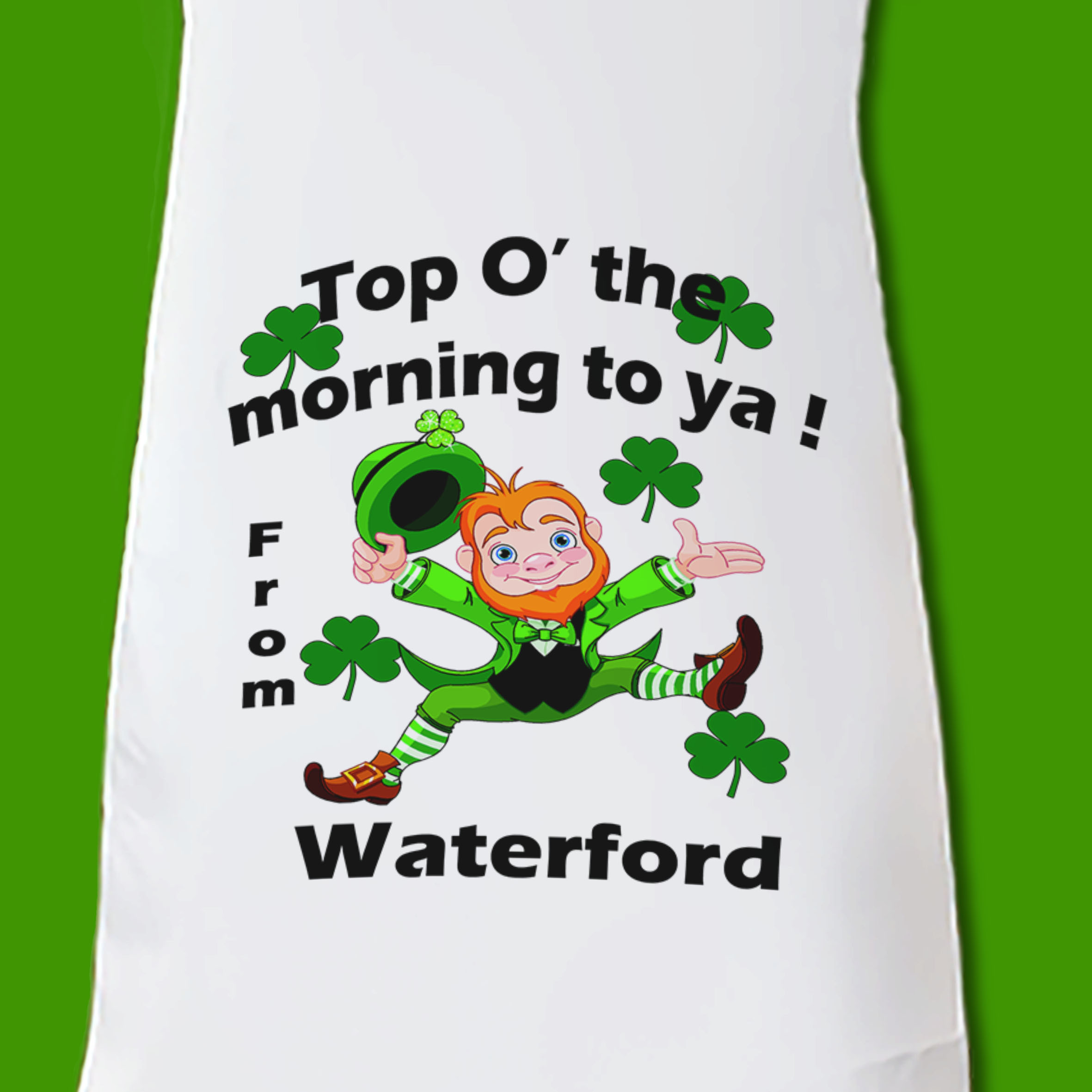 Top O the Morn Waterford Apron - Image 2