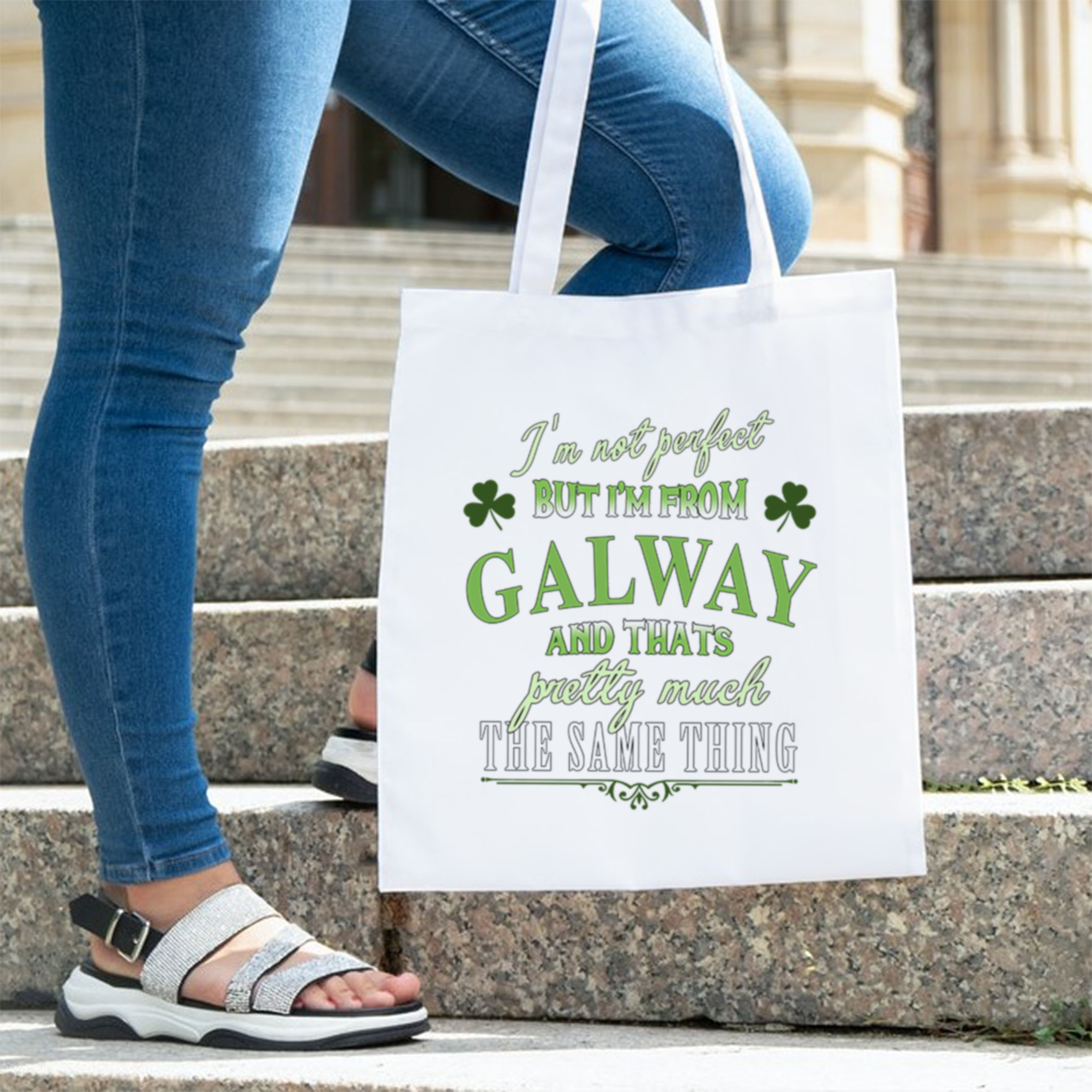 Shoulder Bag #1 - I'm not perfect, I'm from Galway