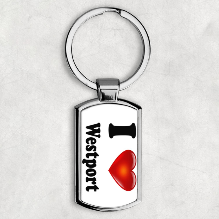 I Heart Westport Keyring