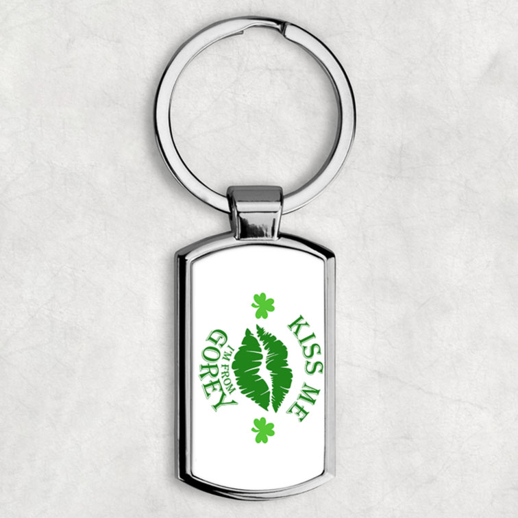Kiss Me, I'm Irish Gorey Keyring