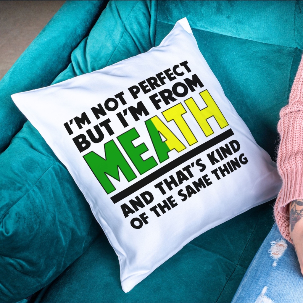 Cushion #3 - I'm not perfect, I'm from Meath Cushion
