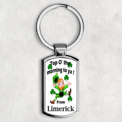 Top O Morn Limerick Keyring