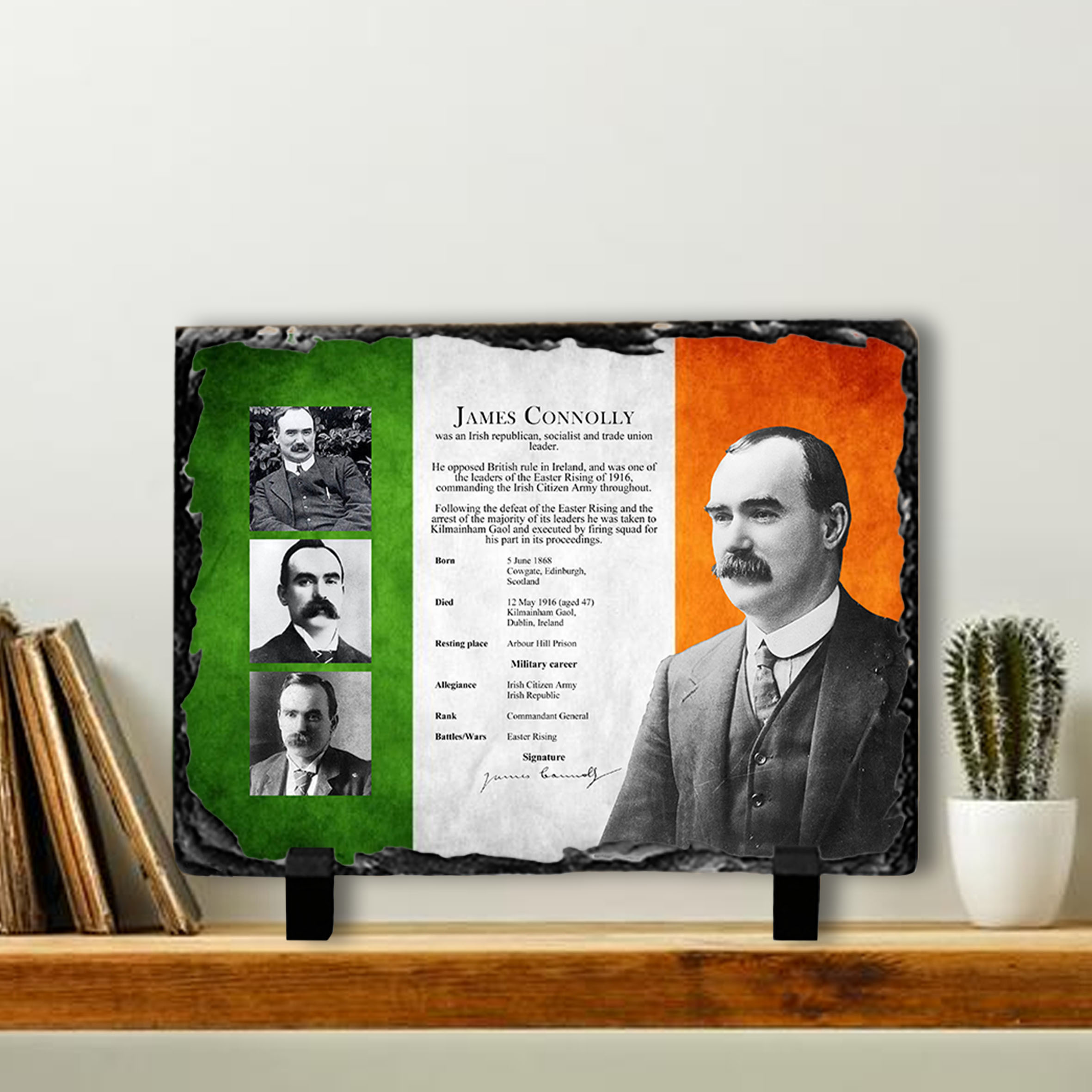 James Connolly Info Slate Tile