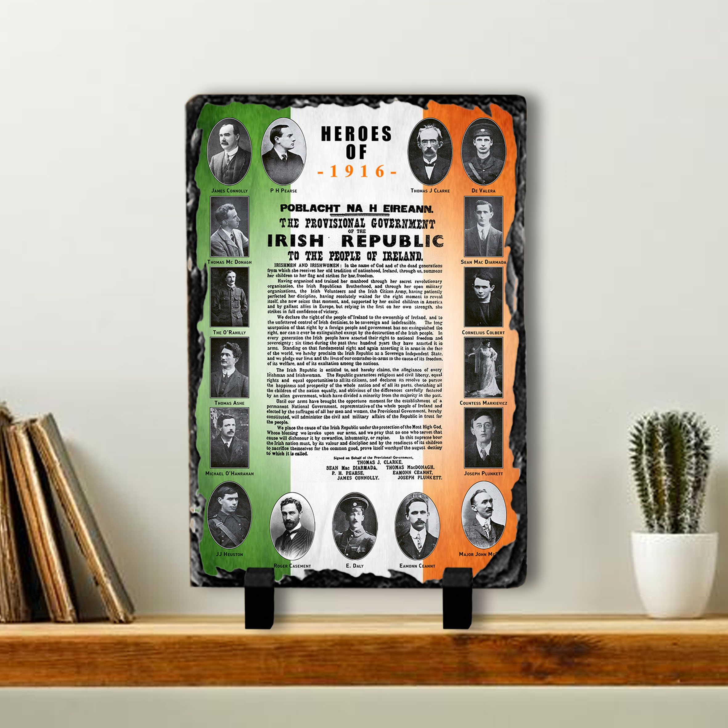 Heroes of 1916 Slate Tile #2