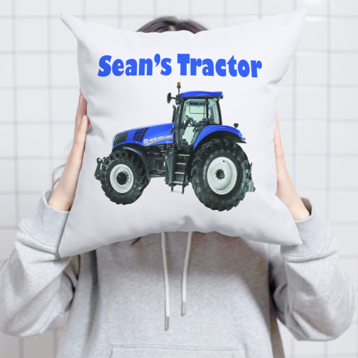 Tractor New Holland Personalised Cushion
