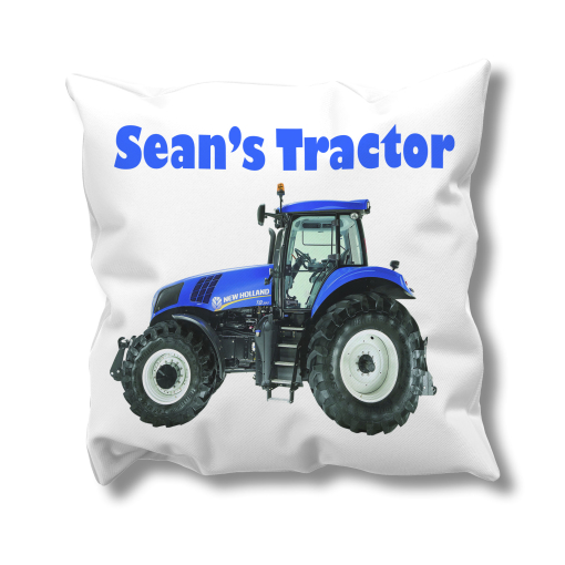 Tractor New Holland Personalised Cushion - Image 2