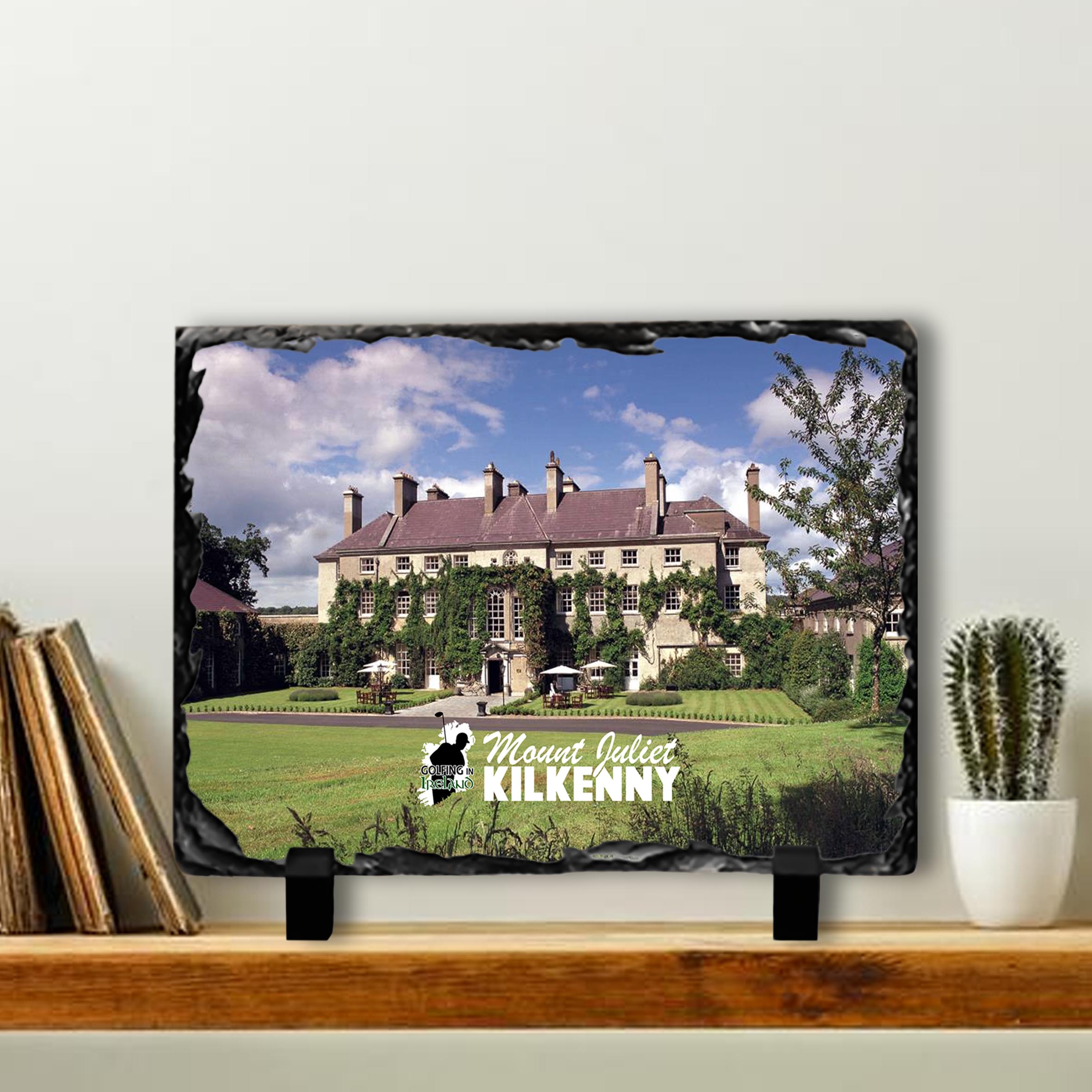 Golfing in Ireland Slate Tile, Club B