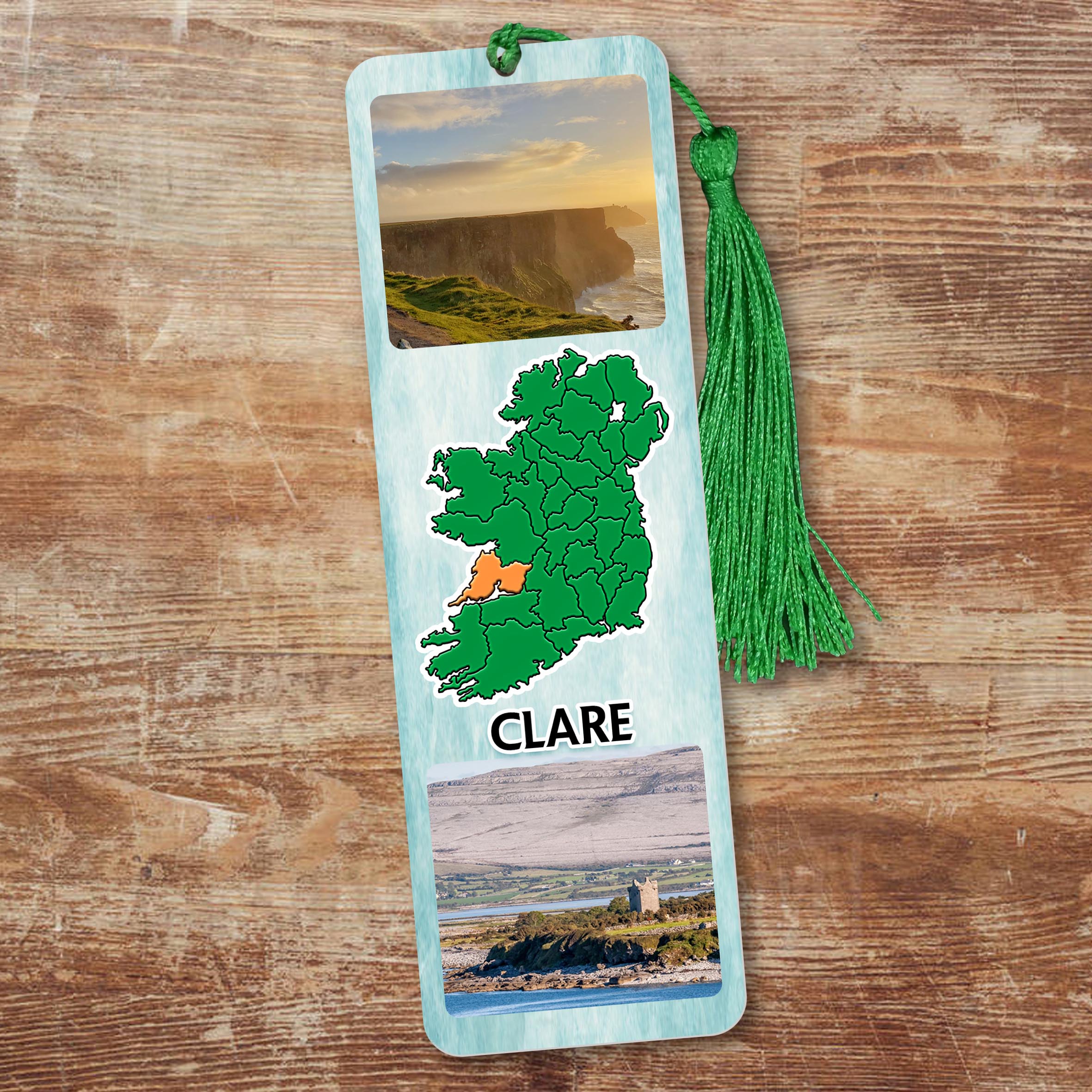 Scenic & Map Clare Bookmark
