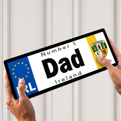 No 1 "Any Title" Antrim Licence Plate