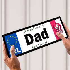 No 1 "Any Title" Derry Licence Plate