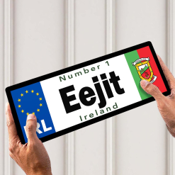No 1 Eejit Mayo Licence Plate