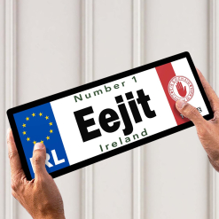No 1 Eejit Tyrone Licence Plate