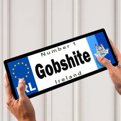 No 1 Gobshite Dublin Licence Plate