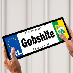 No 1 Gobshite Kerry Licence Plate