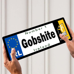 No 1 Gobshite Kilkenny Licence Plate