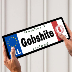 No 1 Gobshite Tyrone Licence Plate