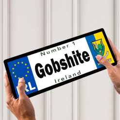 No 1 Gobshite Wicklow Licence Plate