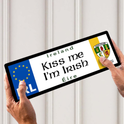 Kiss Me, I'm Irish Antrim Licence Plate