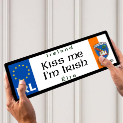 Kiss Me, I'm Irish Armagh Licence Plate