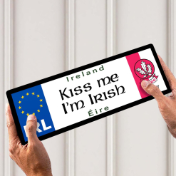 Kiss Me, I'm Irish Derry Licence Plate