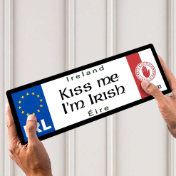 Kiss Me, I'm Irish Tyrone Licence Plate