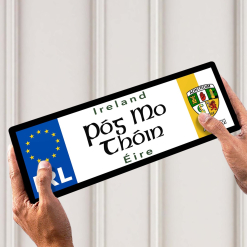 Póg Mo Thóin Antrim Licence Plate