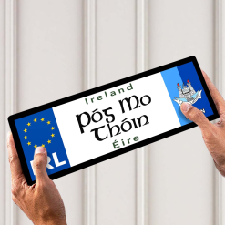 Póg Mo Thóin Dublin Licence Plate