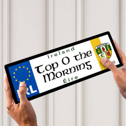 Top O Morn Antrim Licence Plate
