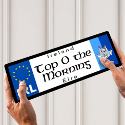 Top O Morn Dublin Licence Plate