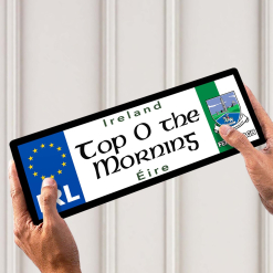 Top O Morn Fermanagh Licence Plate
