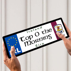 Top O Morn Galway Licence Plate