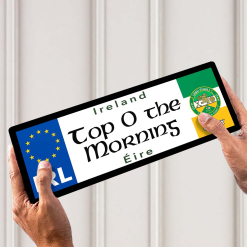 Top O Morn Offaly Licence Plate