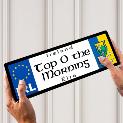 Top O Morn Wicklow Licence Plate
