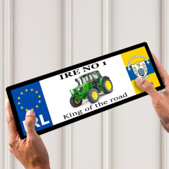 John Deere Clare Licence Plate