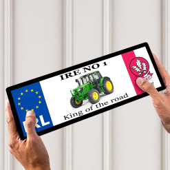 John Deere Derry Licence Plate