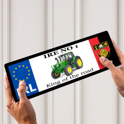 John Deere Down Licence Plate