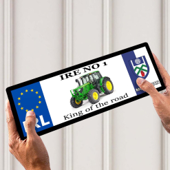 John Deere Monaghan Licence Plate