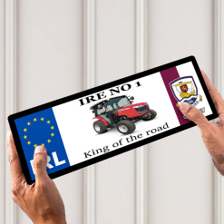 Massey Ferguson Galway Licence Plate