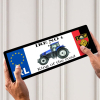 New Holland Down Licence Plate