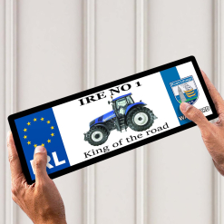 New Holland Waterford Licence Plate