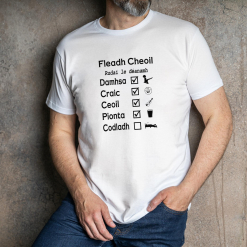 Alternative view of Fleadh Cheoil Check List T-Shirt