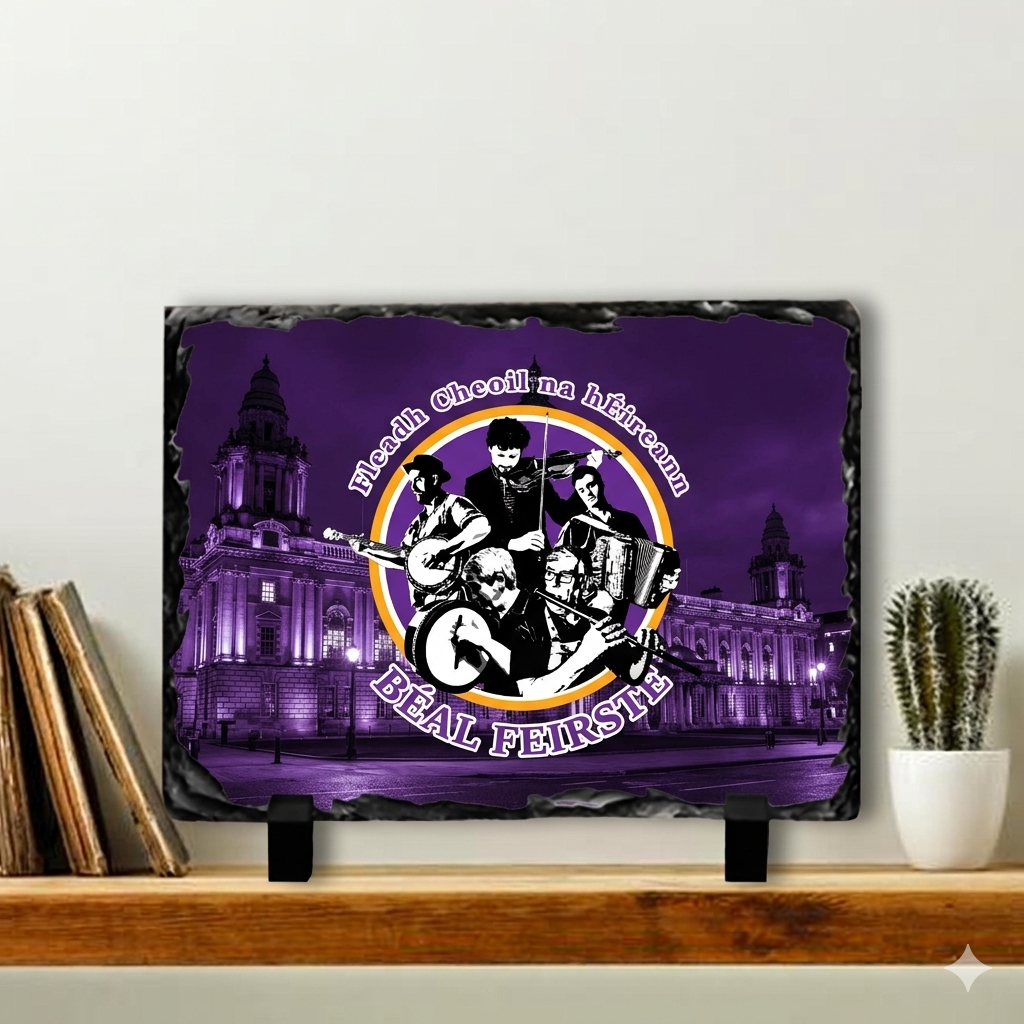 Fleadh Cheoil Béal Feirste Slate Tile