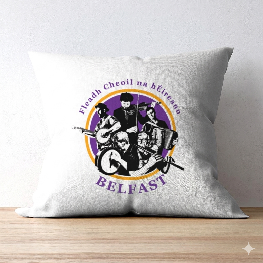 Fleadh Cheoil Belfast Cushion